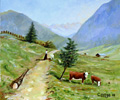 alpage chapelle abondance chablais vache
